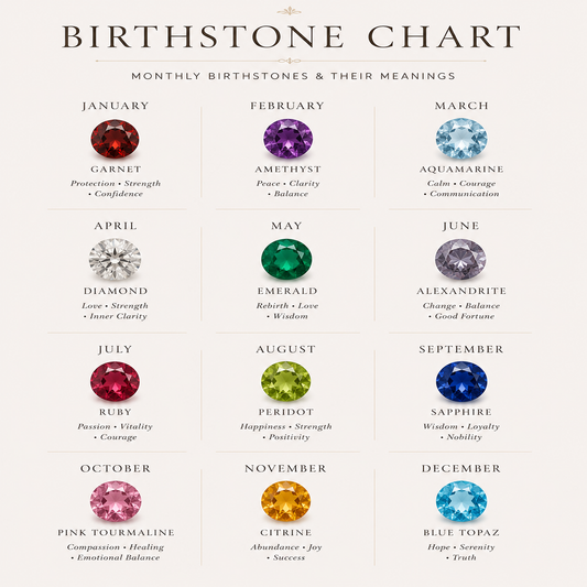 Two Stone Birthstone Ring S925 Multi-Colored