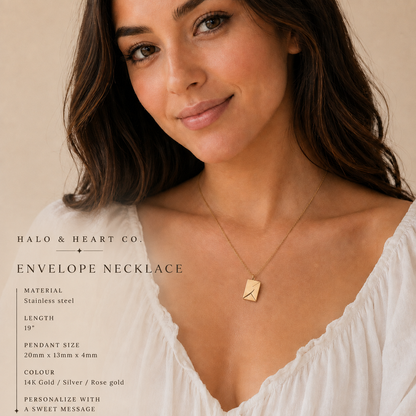 Love Letter Envelope Necklace