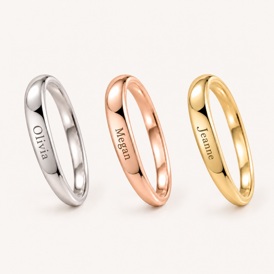Personalized Custom Name Ring