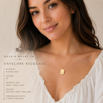 Love Letter Envelope Necklace
