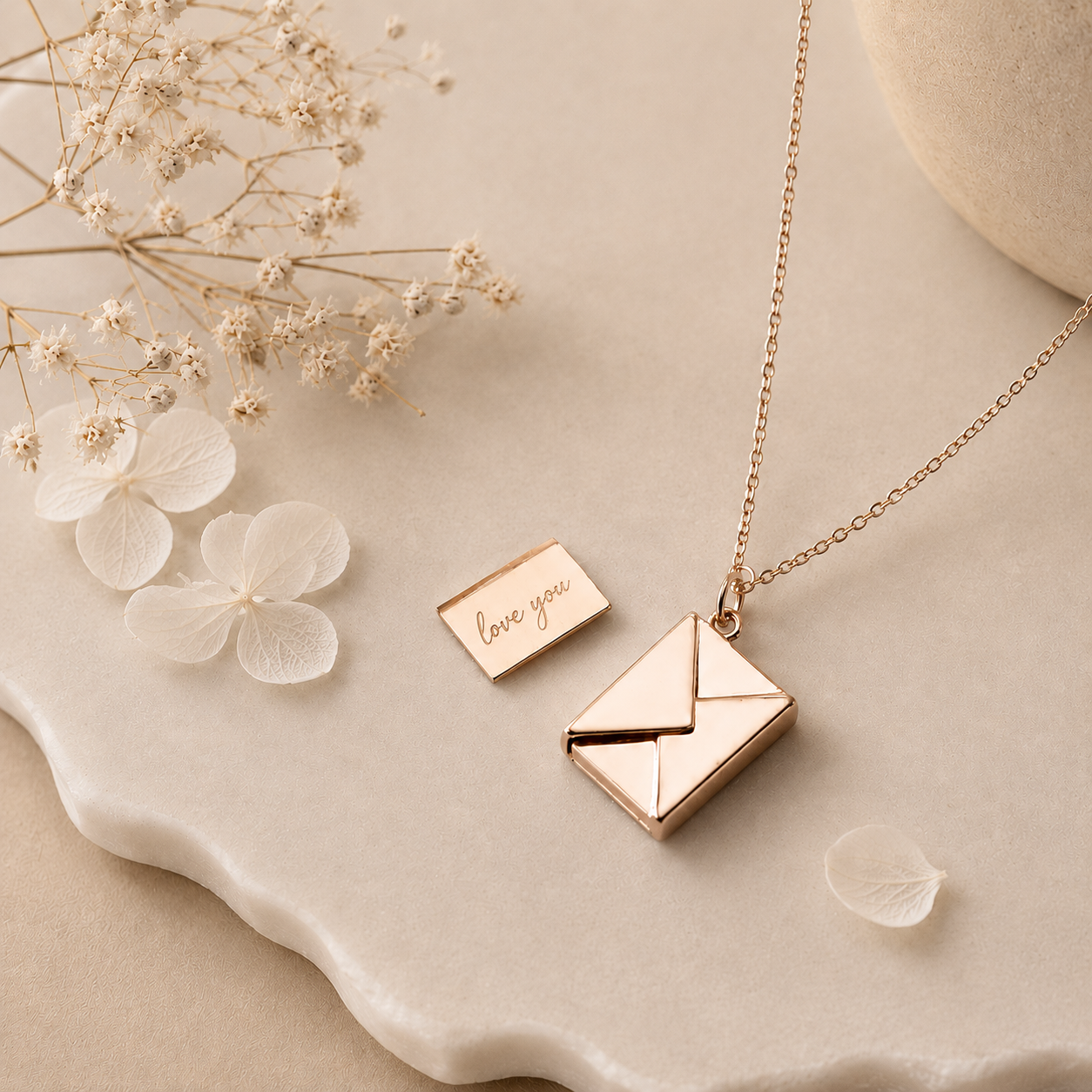 Love Letter Envelope Necklace