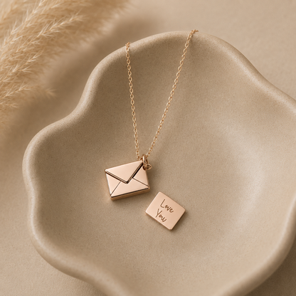 Love Letter Envelope Necklace